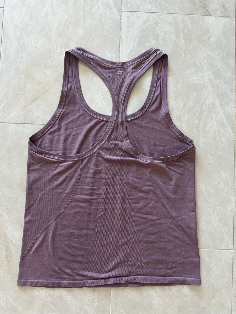 Fabletics Mauve Racerback Tank Top - Picture 2 of 3